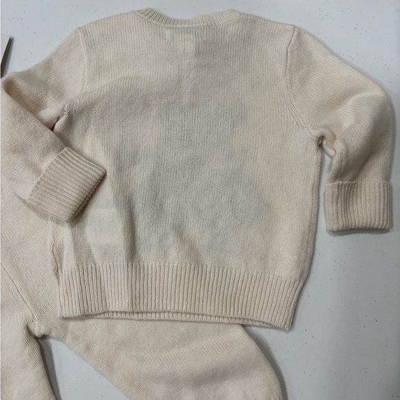 Ralph Lauren NWT Boys Polo Bear Cream Sweater Set - Baby 9M-12M - Picture 12 of 15
